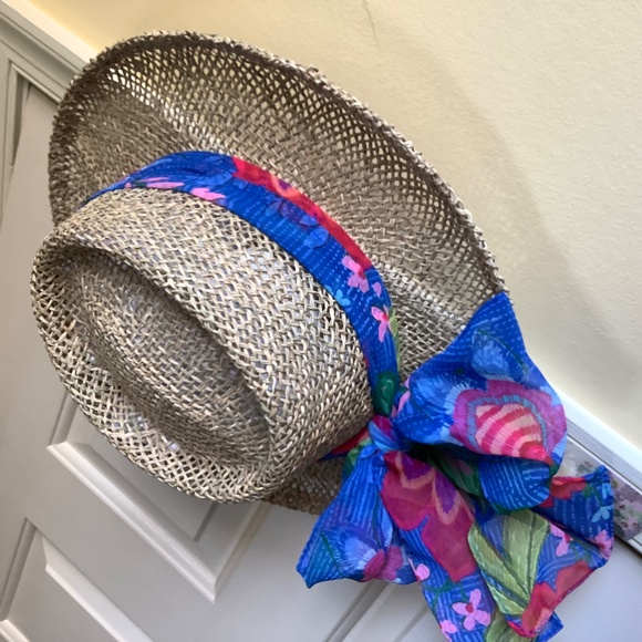 Johnny Was Woven Raffia Etna Beach Hat OS main image 10